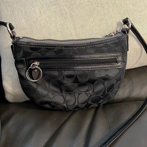Black coach purse